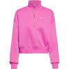 Nike NSW PHNX FLC Sweatshirt Damen - playful pink- sail