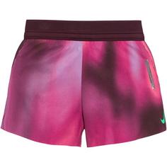 Nike Aeroswift Funktionsshorts Damen rush fuchsia-burgundy crush-green shock