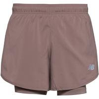 NEW BALANCE Funktionsshorts Damen - earth shadow
