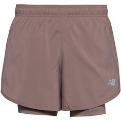 NEW BALANCE Funktionsshorts Damen earth shadow
