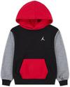 Nike JORDAN MJ BROOKLYN Hoodie Jungen - black-gym red