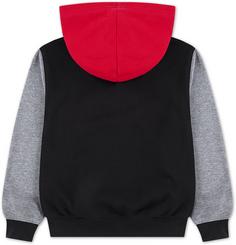 Rückansicht von Nike JORDAN MJ BROOKLYN Hoodie Kinder black-gym red