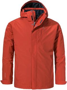 Schöffel 3in1 Tamina Doppeljacke Herren dark crabapple