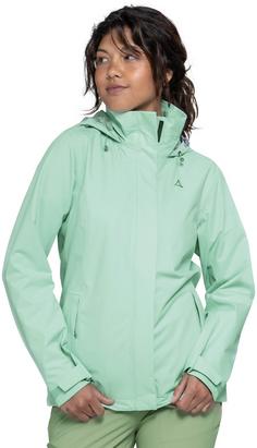 Rückansicht von Schöffel Gmund Regenjacke Damen botanical sky