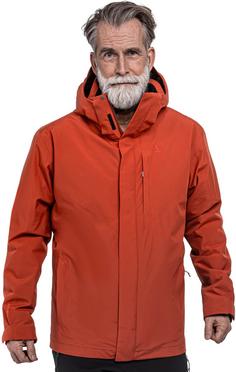 Rückansicht von Schöffel 3in1 Tamina Doppeljacke Herren dark crabapple