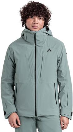 Rückansicht von Schöffel Pontre Skijacke Herren steel grey