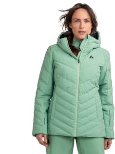 Rückansicht von Schöffel Alerce Skijacke Damen gem jade