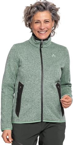 Rückansicht von Schöffel CIRC Yew Fleecejacke Damen gem jade