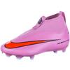 Nike JR ZOOM SUPERFLY 10 ACAD FGMG Fu&szlig;ballschuhe Kinder - magic flamingo-black-total crimson