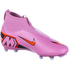 Rückansicht von Nike JR ZOOM SUPERFLY 10 ACAD FGMG Fußballschuhe Kinder magic flamingo-black-total crimson