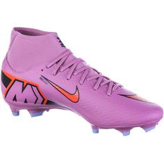 Rückansicht von Nike ZM SUPERFLY 10 ACAD FG-MG Fußballschuhe Herren magic flamingo-black-total crimson