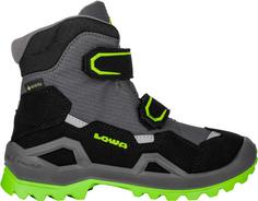 Lowa MILO EVO GTX MID Winterschuhe Kinder limone-grau