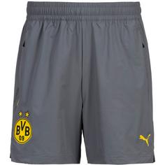 PUMA Borussia Dortmund Fußballshorts Herren cool dark gray-faster yellow