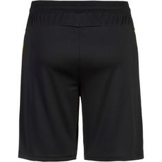 Rückansicht von PUMA Borussia Dortmund Fußballshorts Herren puma black-faster yellow
