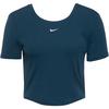 Nike NSW Croptop Damen - armory navy-sail