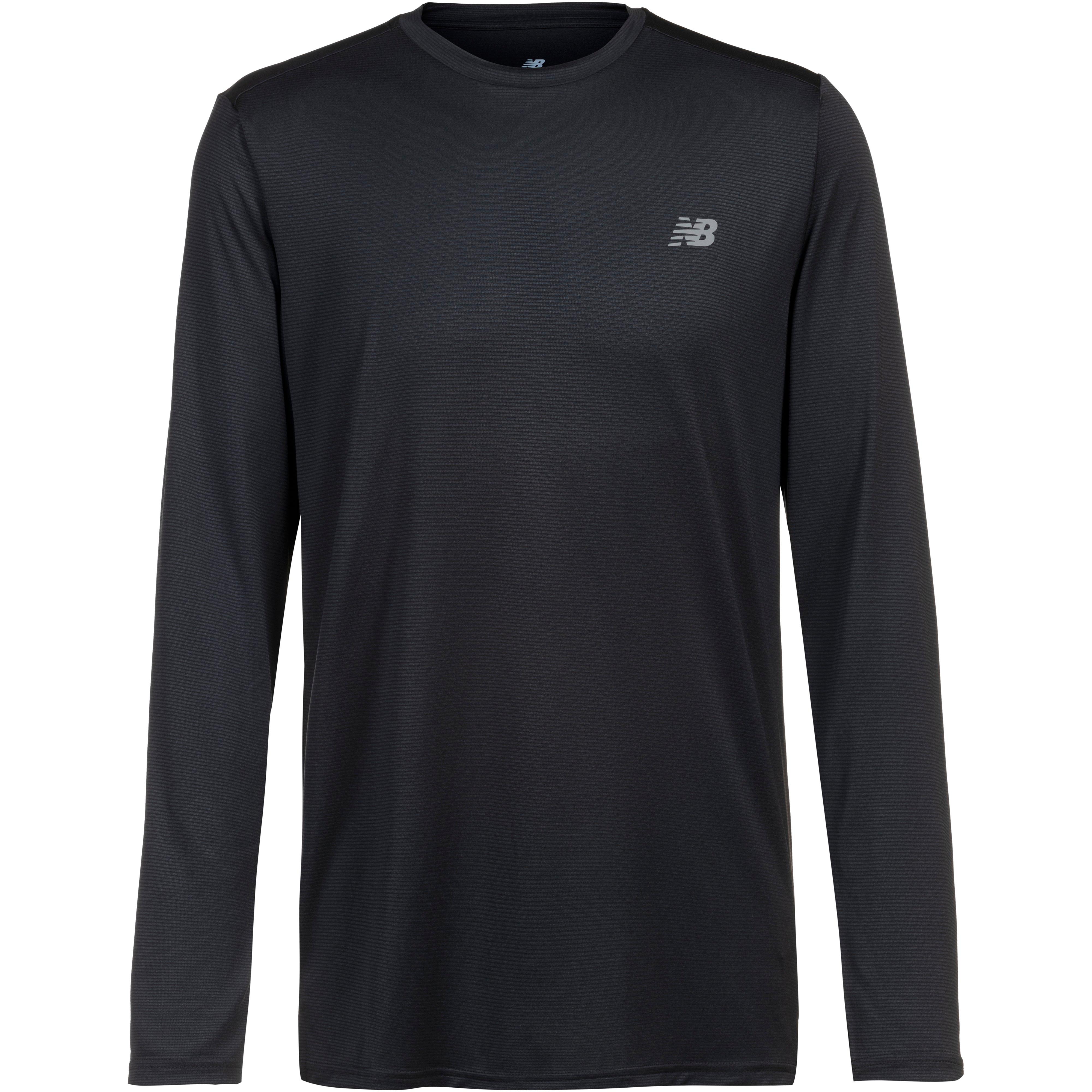 NEW BALANCE Funktionsshirt Herren Langarmshirts L Normal
