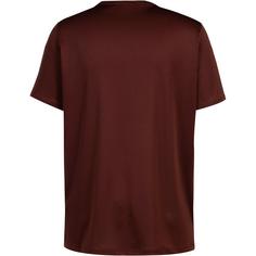 Rückansicht von ASICS CORE Funktionsshirt Herren dark red planet