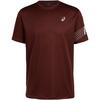 ASICS Funktionsshirt Herren - dark red planet