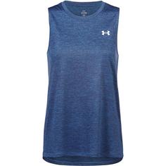 Under Armour Tech Twist Funktionstank Damen blue atlantis-white