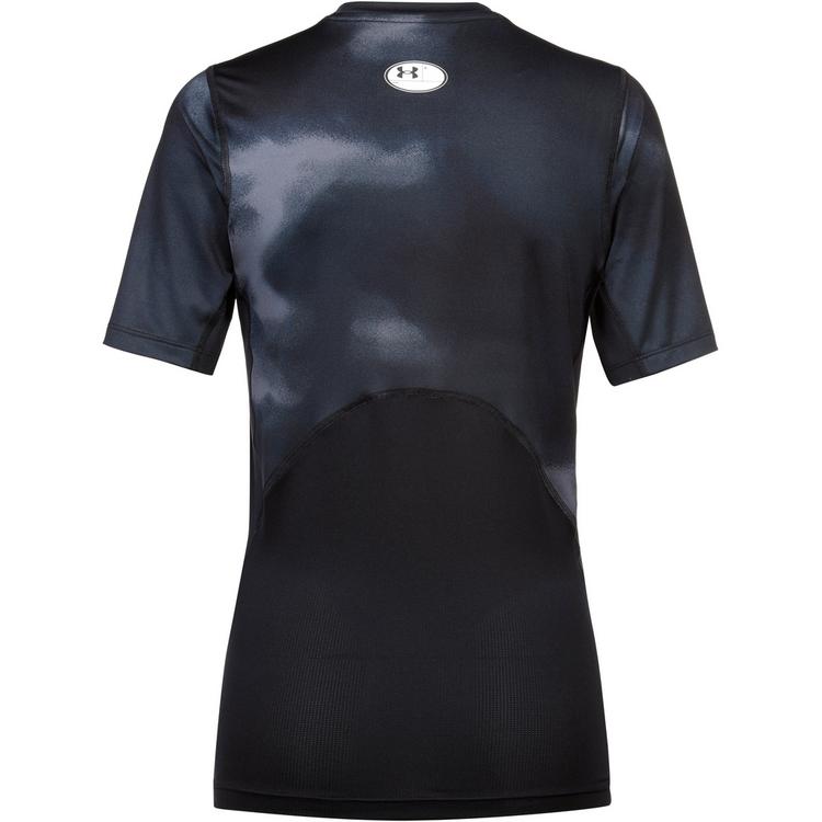 Under Armour Under Armour Armour Printed Funktionsshirt Herren - black-white - 0 | SportScheck