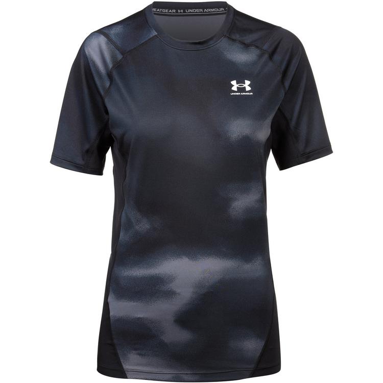 Under Armour Under Armour Armour Printed Funktionsshirt Herren - black-white - 0 | SportScheck