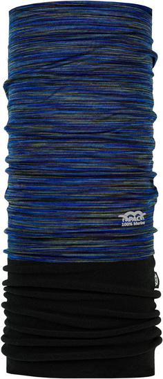 P.A.C. Merino Multifunktionstuch multi deep ocean