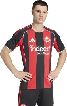 Rückansicht von adidas Eintracht Frankfurt 25-26 Heim Fußballtrikot Herren black-sgered
