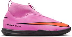 Nike JR ZOOM SUPERFLY 10 ACADEMY IC Fußballschuhe Kinder magic flamingo-black-total crimson
