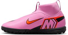 Rückansicht von Nike JR ZOOM SUPERFLY 10 ACADEMY TF Fußballschuhe Kinder magic flamingo-black-total crimson