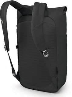 Rückansicht von Osprey Rucksack Arcane Roll Top Pack Daypack black