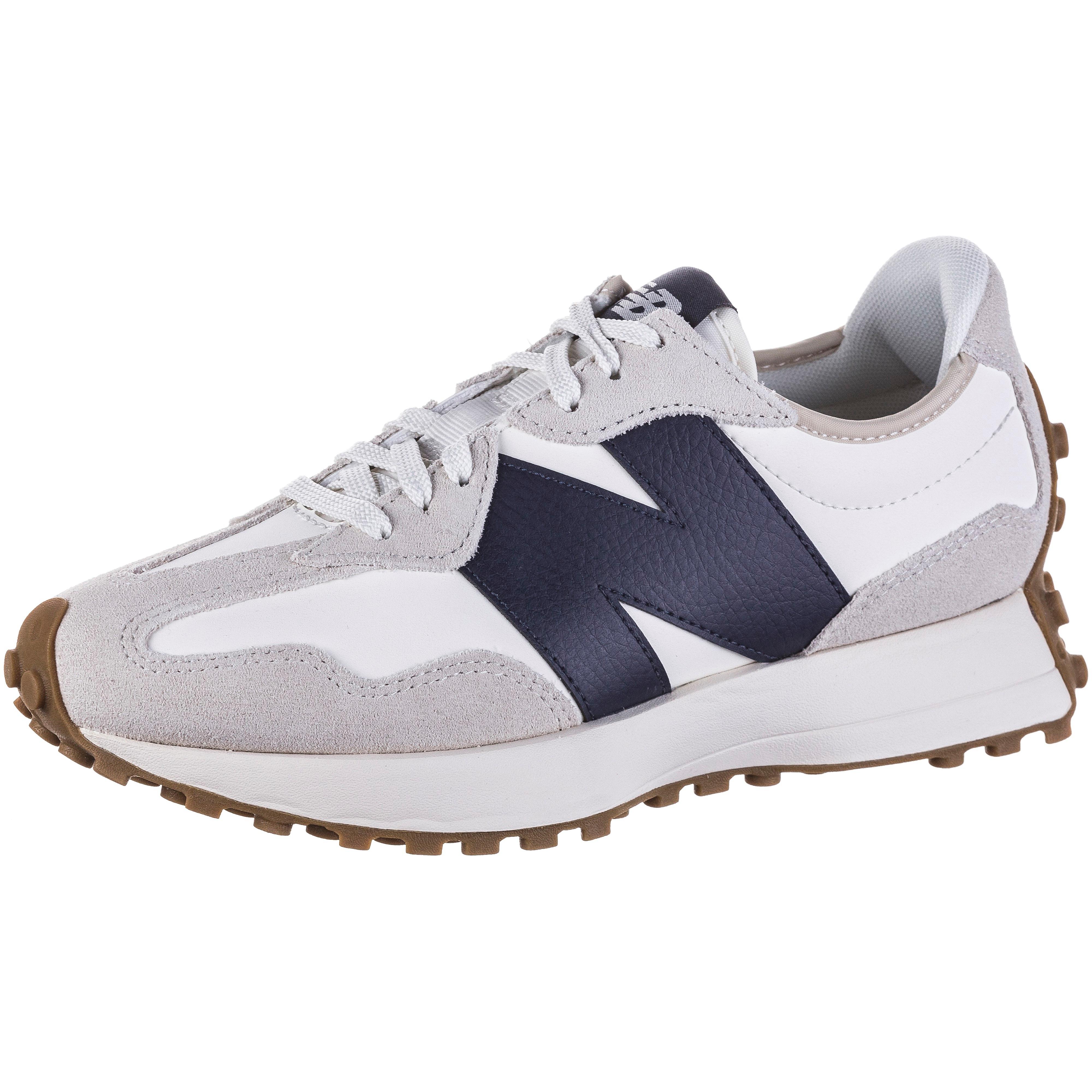 New Balance Sneaker Gummisohle Noppen Leder Weiß