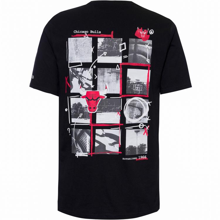 New Era New Era Chicago Bulls T-Shirt Herren - black - 0 | SportScheck