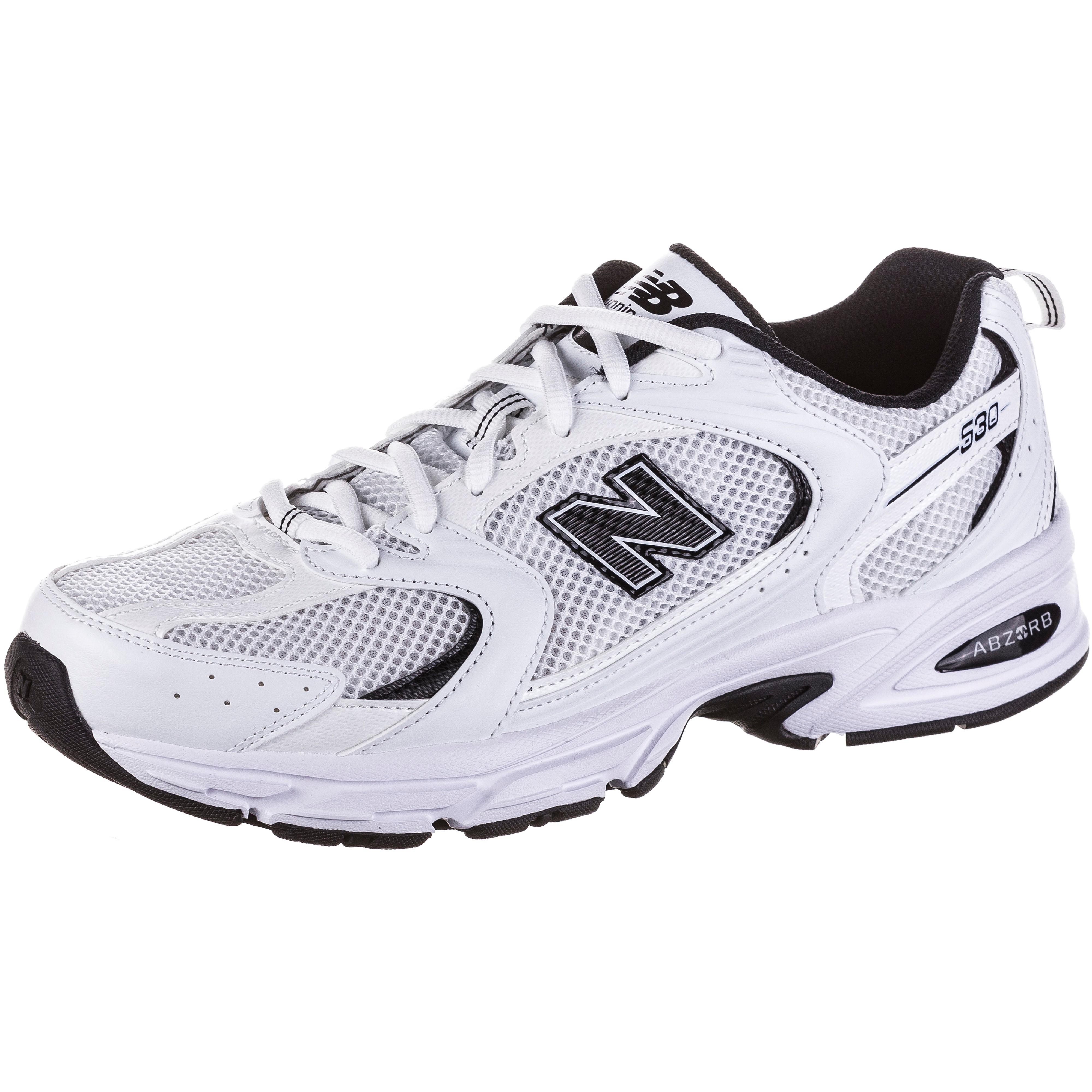 New Balance Sneaker Sportlich Retro-Design Leder-Mesh-Polyurethan Weiß