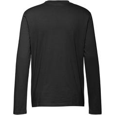 Rückansicht von BEAR Langarmshirt Herren black