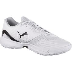 Rückansicht von PUMA Solarflash III Hallenschuhe Herren puma white-puma black