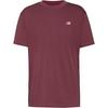 NEW BALANCE T-Shirt Herren - washed burgundy