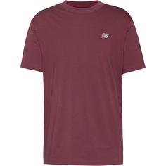 NEW BALANCE T-Shirt Herren washed burgundy