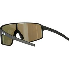 Rückansicht von Bliz P001 Sportbrille matt black-grey w blue mirror