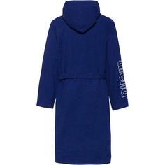 Rückansicht von Arena Zeppelin Bademantel navy-white