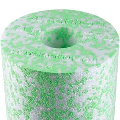 Rückansicht von BLACKROLL MED Faszienrolle white-green