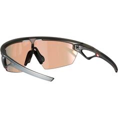 Rückansicht von Oakley SPHAERA Sportbrille matte grey smoke-prizm trail torch