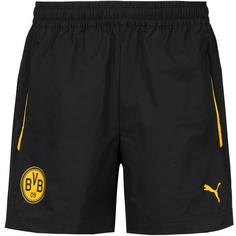 PUMA Borussia Dortmund Fußballshorts Herren puma black-yellow sizzle