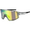 Bliz Fusion Small Brille - crystal black-brown w green multi