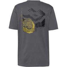 Rückansicht von 8848 Outdoor T-Shirt Herren granite gray