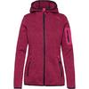 CMP Strickfleece Damen - carminio-darker