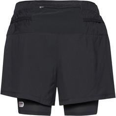 Rückansicht von ABC Laufshorts Damen black