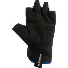 Rückansicht von adidas Performance Fitnesshandschuhe blue