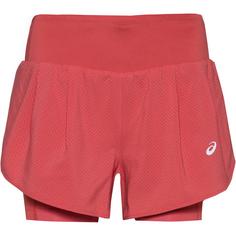 ASICS ROAD Funktionsshorts Damen dark pink clay-dark pink clay