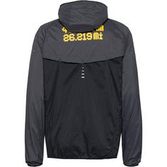 Rückansicht von Nike Stride Laufjacke Herren black-anthracite-lightening