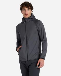 Rückansicht von 8848 Outdoor Fleecejacke Herren asphalt